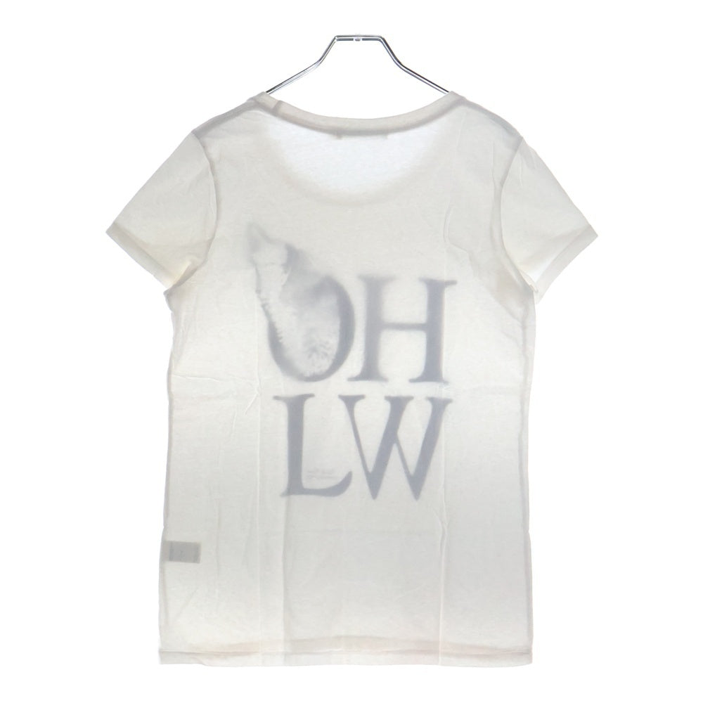 UNDERCOVER(アンダーカバー) HOWL フロントウルフ ロゴプリント クルーネック半袖Tシャツ カットソー ホワイト