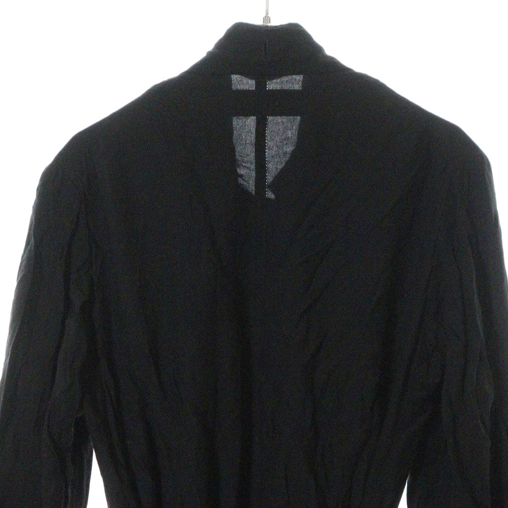 ANN DEMEULEMEESTER(アンドゥムルメステール) 本人期 オリゾンティ後期タグ ダブルフロントコート ブラック 352-12-66031 レディース