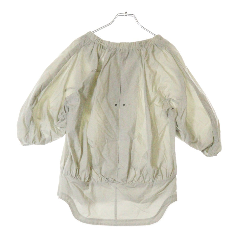 UNDERCOVER(アンダーカバー) 10SS LESS BUT BETTER期 テープデザイン コットン 半袖シャツ ブラウス アイボリー レディース E1406