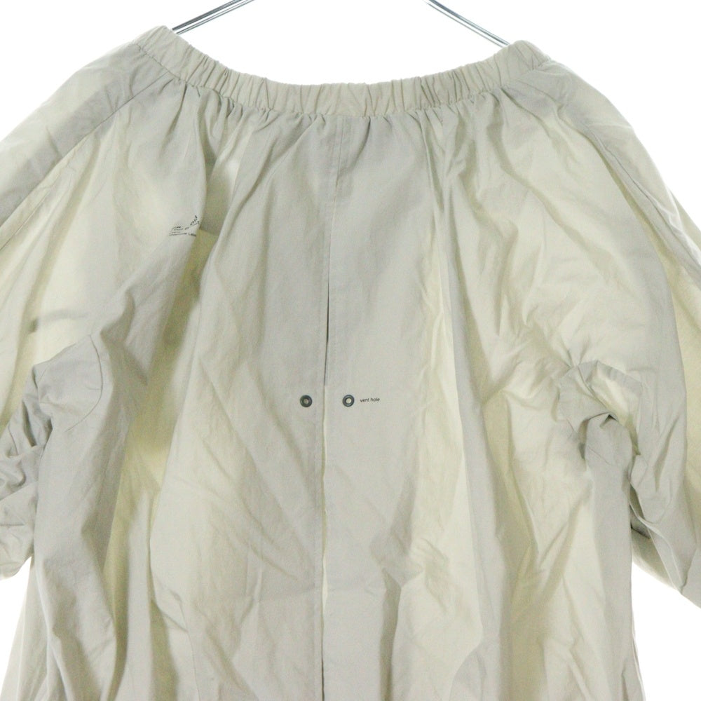 UNDERCOVER(アンダーカバー) 10SS LESS BUT BETTER期 テープデザイン コットン 半袖シャツ ブラウス アイボリー レディース E1406