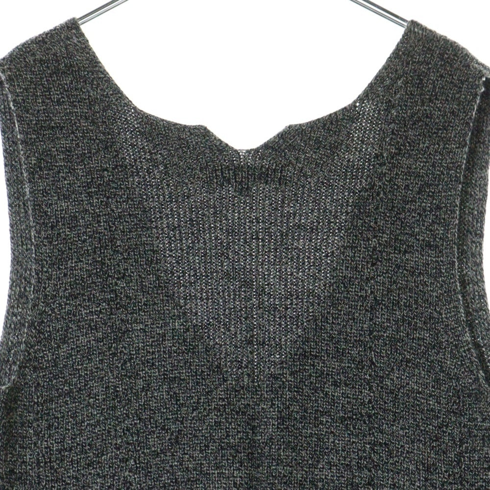 UNDERCOVER(アンダーカバー) 07AW ニットとハイテク期 ノースリーブ ウール ニット ワンピース グレー レディース 7A67-0P5