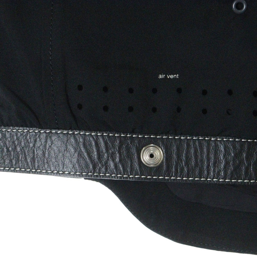 UNDERCOVER(アンダーカバー) 10SS LESS BUT BETTER期 レザー切り替え シルク ミニスカート レディース E1602