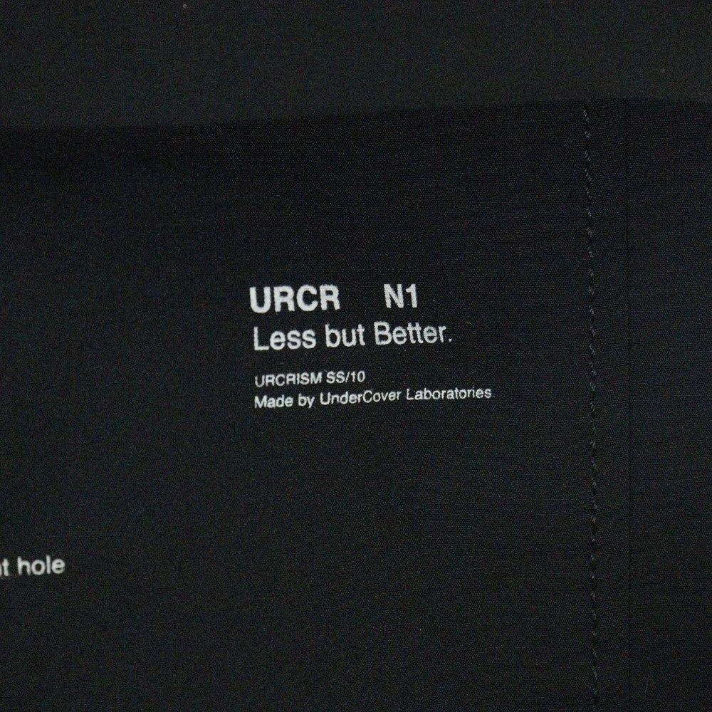 UNDERCOVER(アンダーカバー) 10SS LESS BUT BETTER期 レザー切り替え シルク ミニスカート レディース E1602