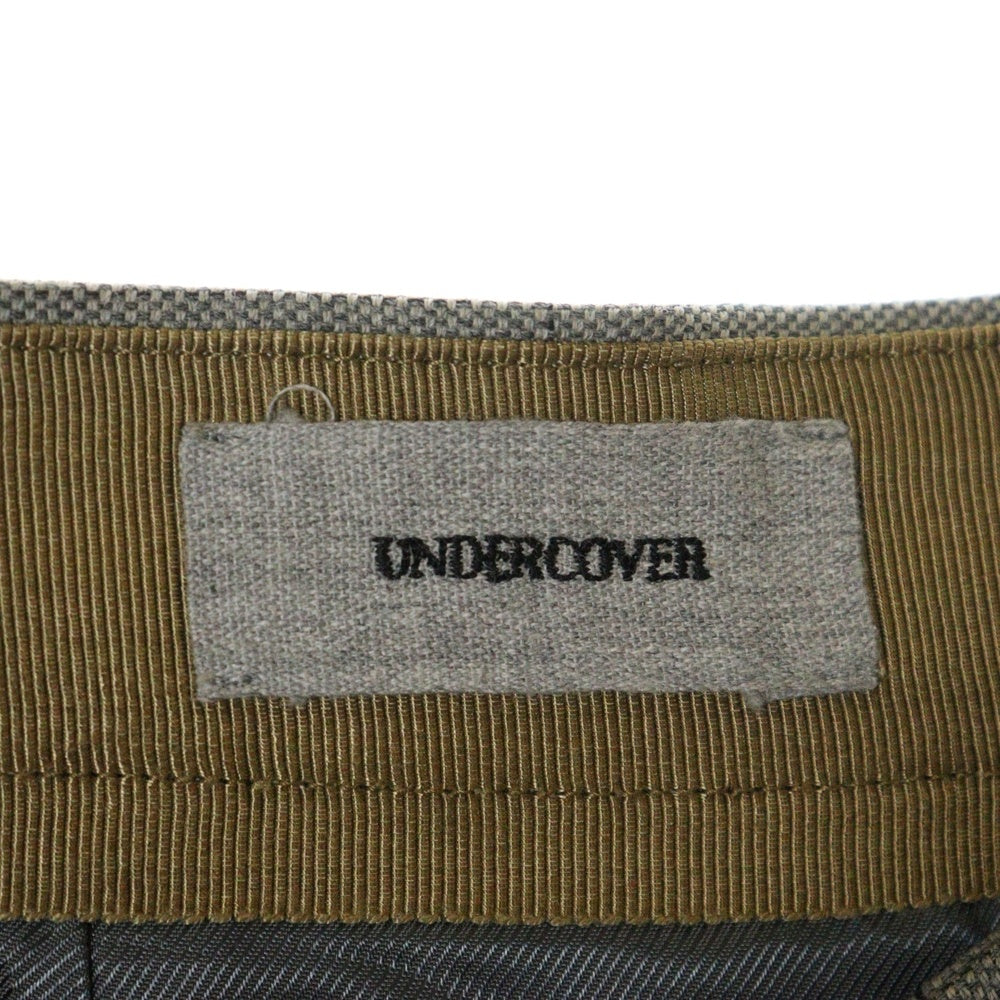 UNDERCOVER(アンダーカバー) 12AW チェック柄 ミディアム スカート グレー レディース J1603-1