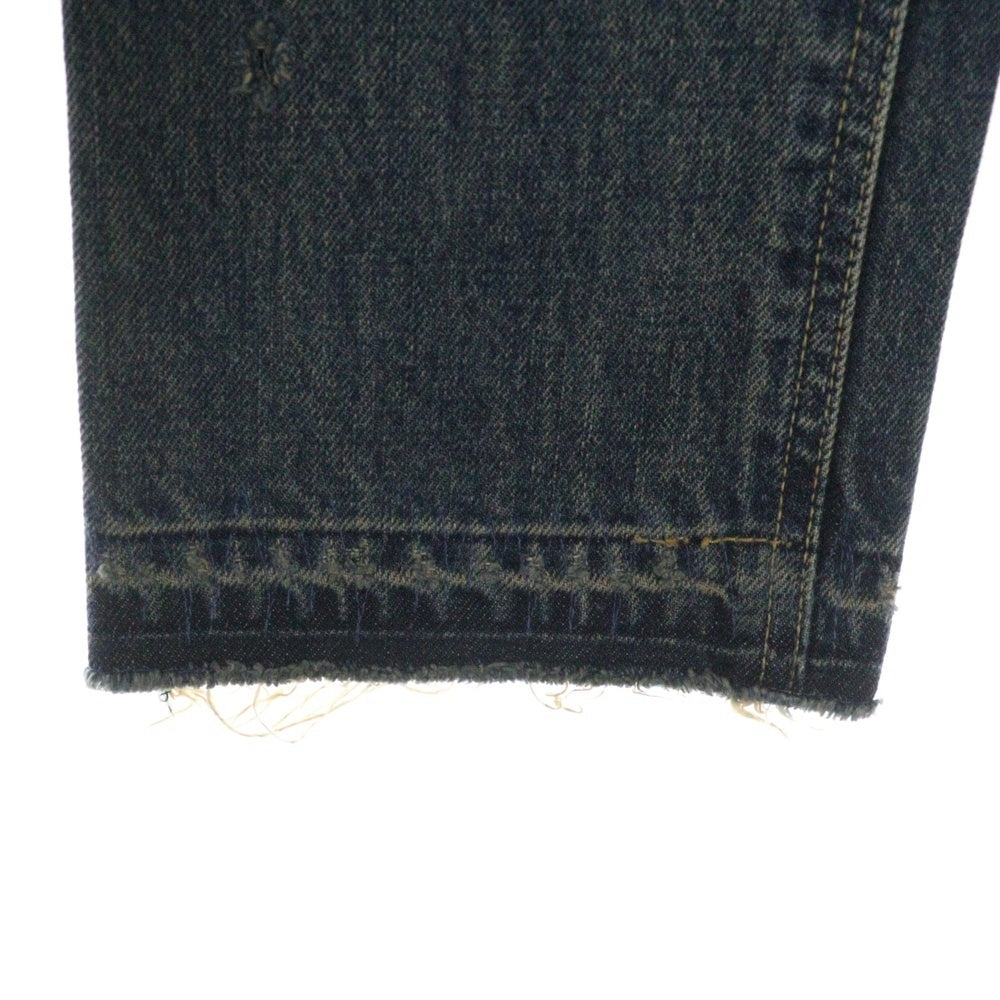 UNDERCOVER(アンダーカバー) But Beautiful期 復刻 64 ダメージ加工カットオフ スキニーデニムパンツ インディゴ D9501 レディース