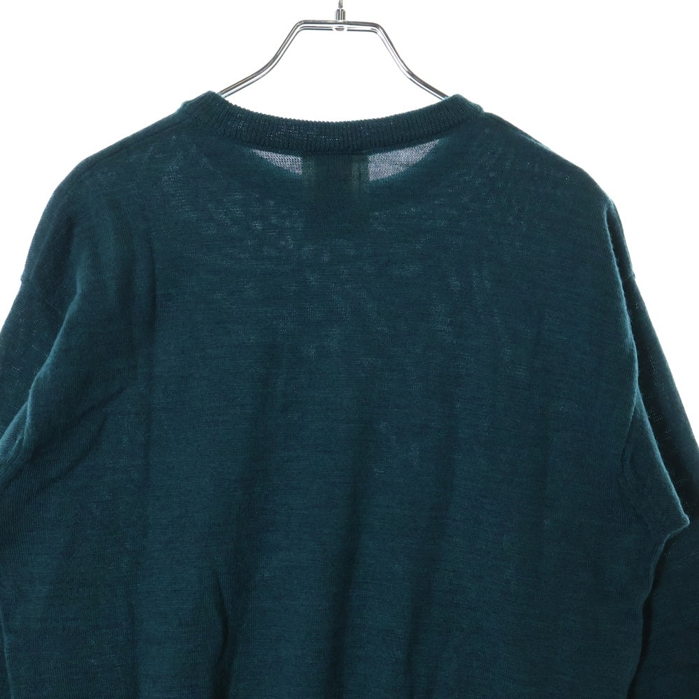 UNDERCOVER(アンダーカバー) 04AW But Beautiful期 ドッキング ウールニットセーター グリーン B39-K2 レディース