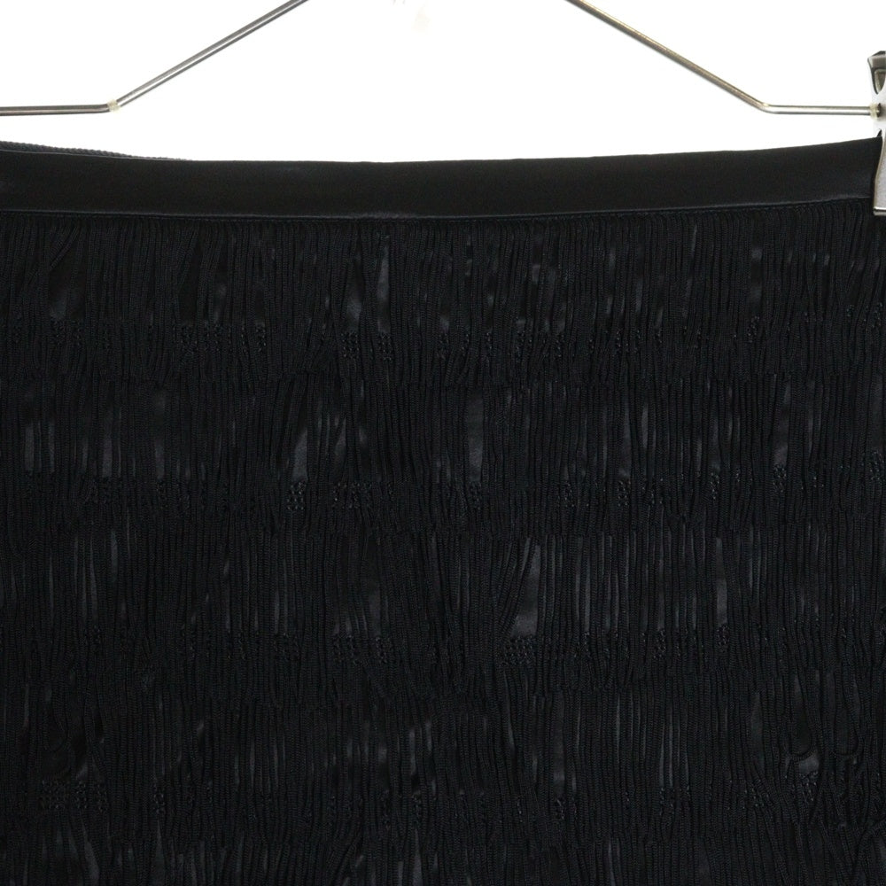 UNDERCOVER(アンダーカバー) 11AW フリンジ デニムスカート ブラック G1604 レディース