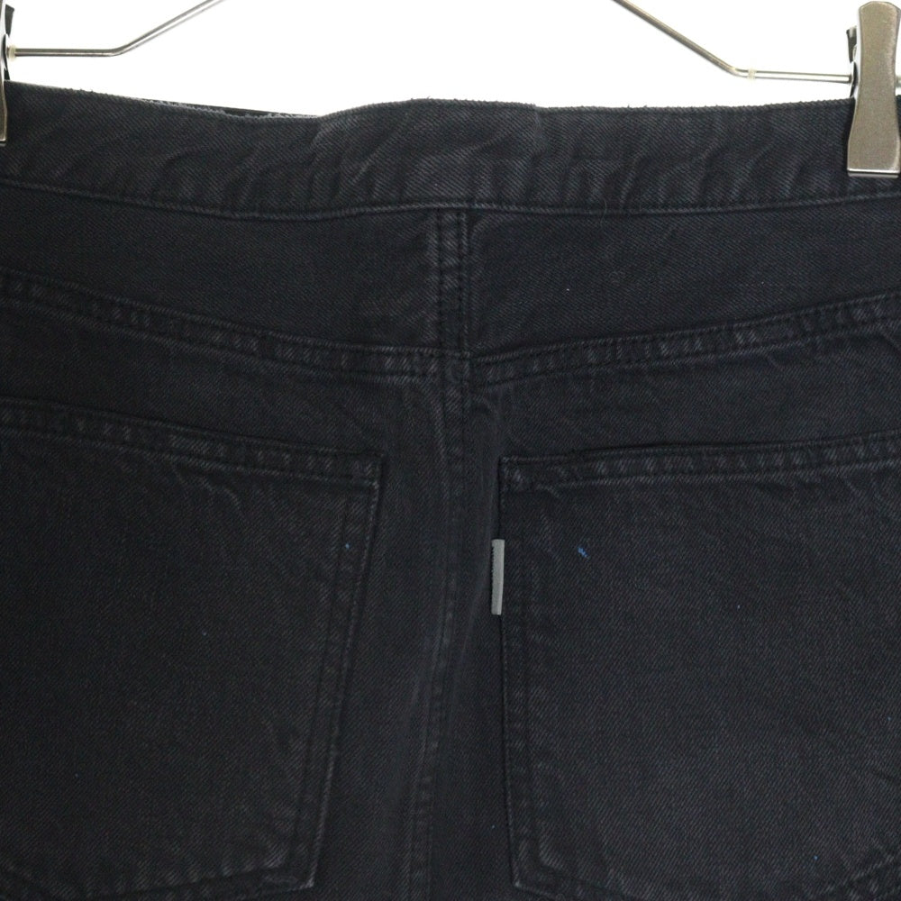 UNDERCOVER(アンダーカバー) 11AW フリンジ デニムスカート ブラック G1604 レディース