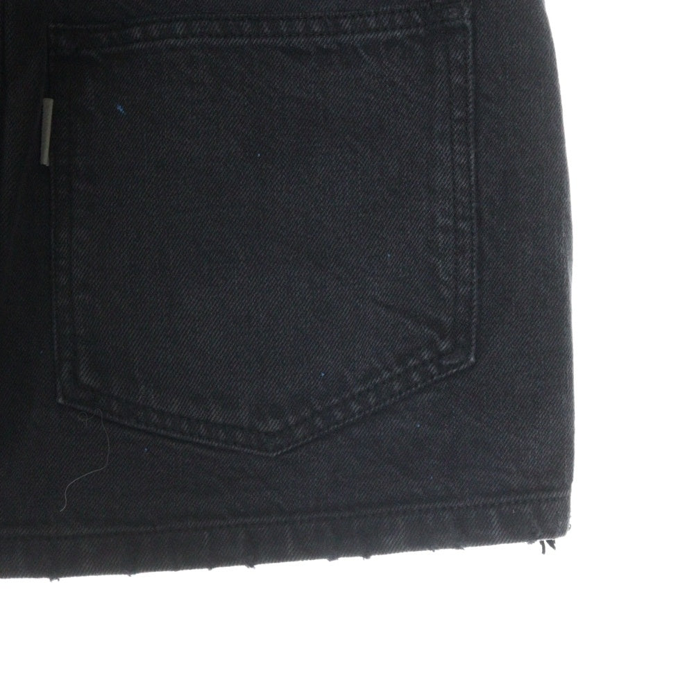 UNDERCOVER(アンダーカバー) 11AW フリンジ デニムスカート ブラック G1604 レディース