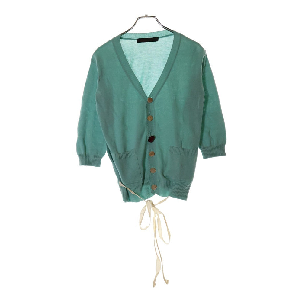 UNDERCOVER(アンダーカバー) 04AW but beautiful期 ビジュー装飾 ニット カーディガン ライトブルー 5S63-K1 レディース
