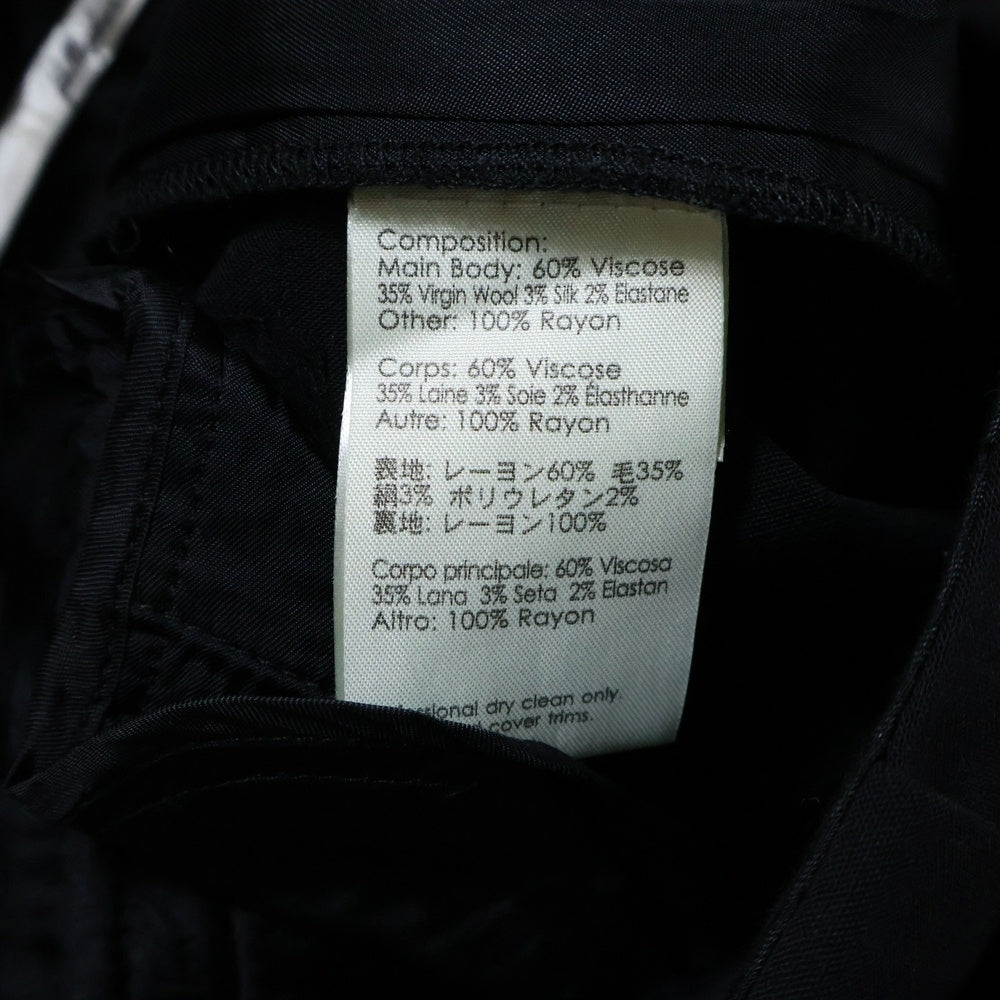 3.1 Phillip Lim(スリーワンフィリップリム) センターライン ヴァージンウール スラックス ロングパンツ ブラック F211-5680SKW レディース