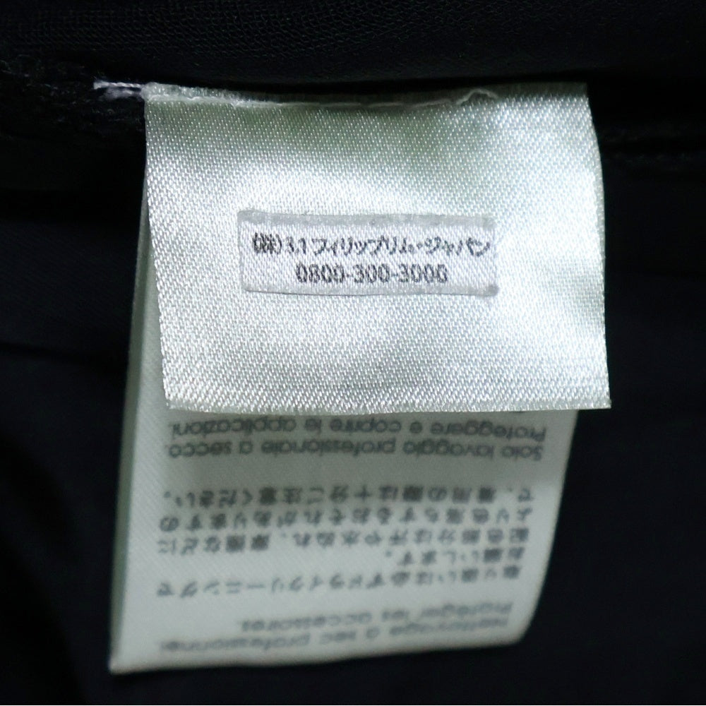3.1 Phillip Lim(スリーワンフィリップリム) センターライン ヴァージンウール スラックス ロングパンツ ブラック F211-5680SKW レディース