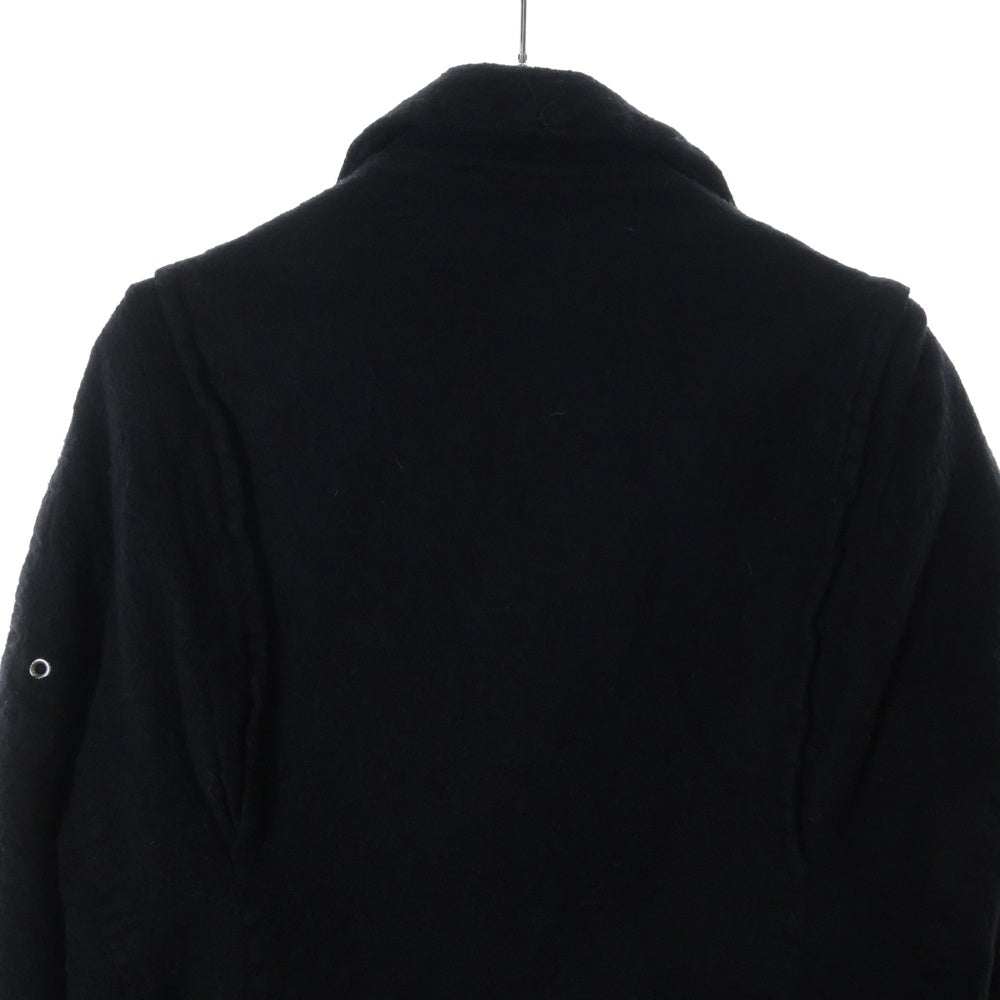 JUNYA WATANABE COMME des GARCONS(ジュンヤワタナベ コムデギャルソン) ウール ダブルライダース ジャケット ブラック JT-J029 AD2007 レディース