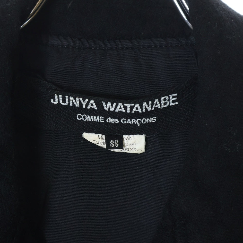 JUNYA WATANABE COMME des GARCONS(ジュンヤワタナベ コムデギャルソン) ウール ダブルライダース ジャケット ブラック JT-J029 AD2007 レディース