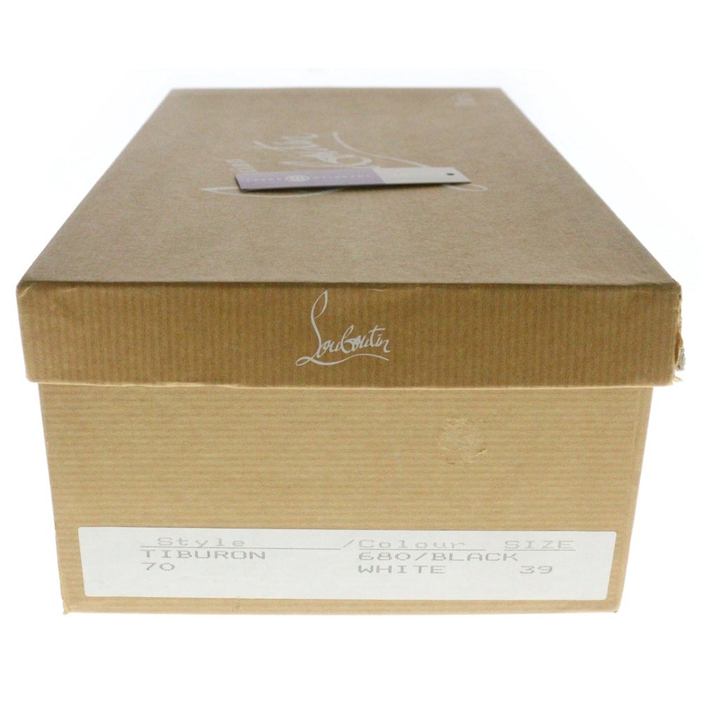 CHRISTIAN LOUBOUTIN(クリスチャンルブタン) リボン装飾 エスパドリーユ ウェッジソール サンダル ミュール ブラウン ベージュ レディース
