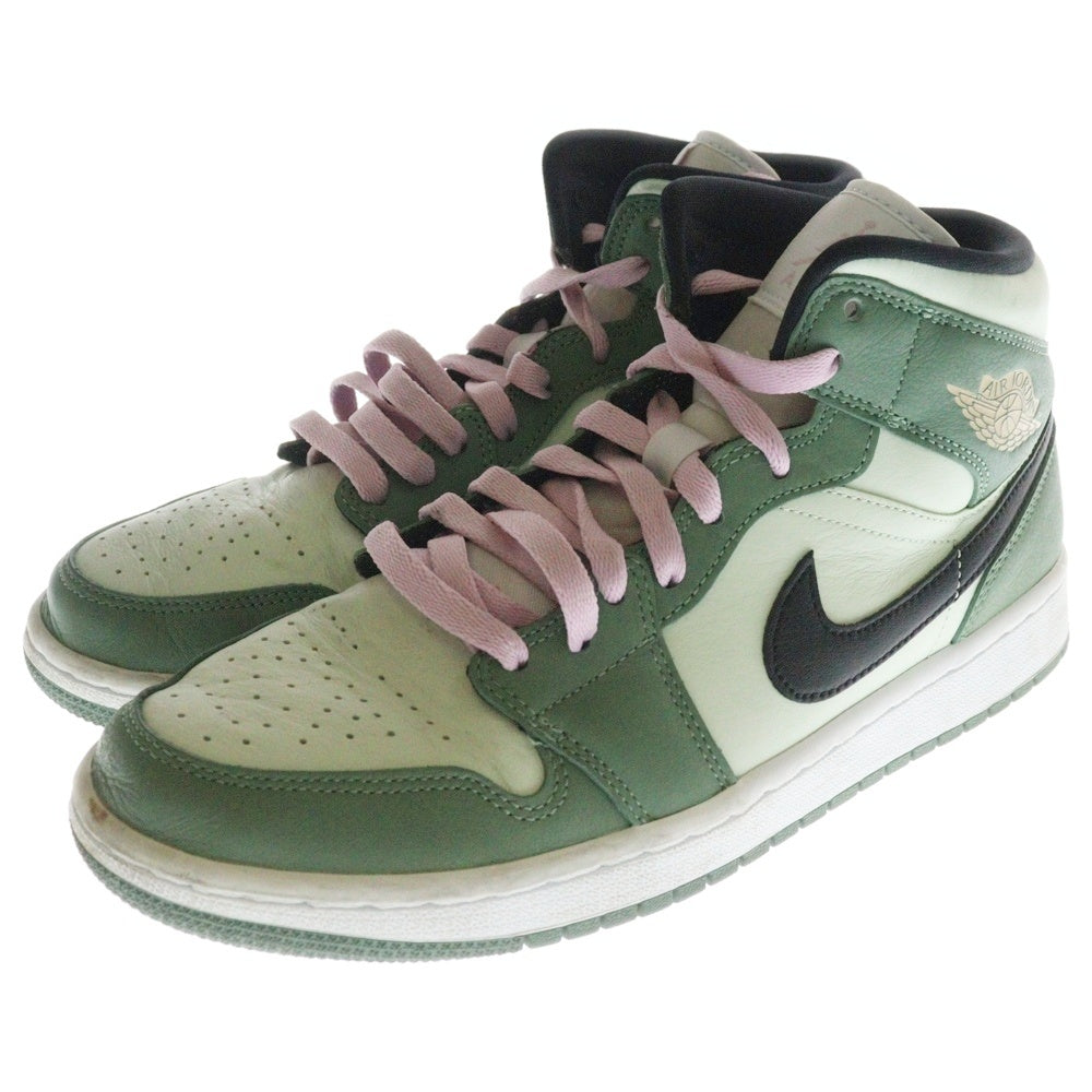 NIKE(ナイキ) WMNS AIR JORDAN 1 MID SE ウィメンズ エア ジョーダン 1 SE ミッドカットスニーカー グリーン US10/27cm CZ0774-300