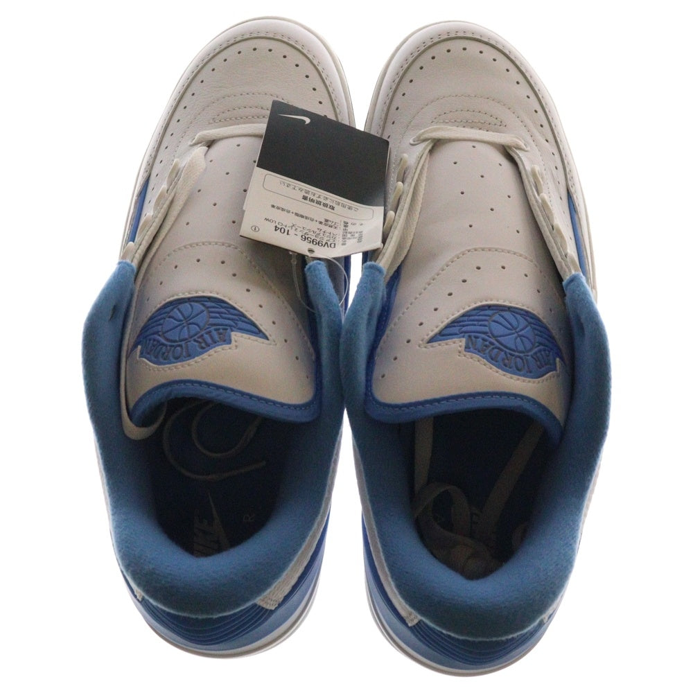 NIKE(ナイキ) AIR JORDAN 2 RETRO LOW UNIVERSITY BLUE エアジョーダン2 レトロ ロー ユニバーシティブルー ローカットスニーカー ブルー/ホワイト US11/29cm DV9956-104