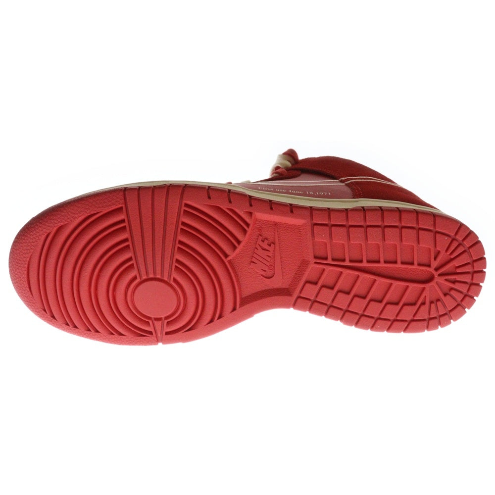 NIKE(ナイキ) DUNK HIGH SE FIRST USE UNIVERSITY RED ダンク ファーストユーズ ユニバーシティレッド ハイカットスニーカー レッド US11/29cm DH0960-600