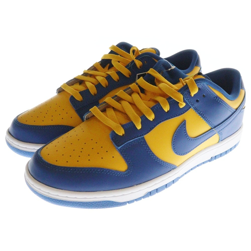NIKE(ナイキ) DUNK LOW RETRO Blue Jay and University Gold ダンク レトロ ローカットスニーカー ブルー/イエロー US11/29cm DD1391-402