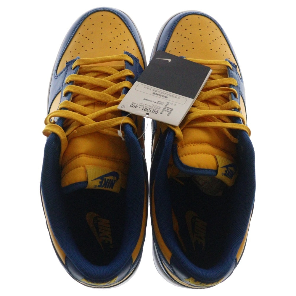 NIKE(ナイキ) DUNK LOW RETRO Blue Jay and University Gold ダンク レトロ ローカットスニーカー ブルー/イエロー US11/29cm DD1391-402