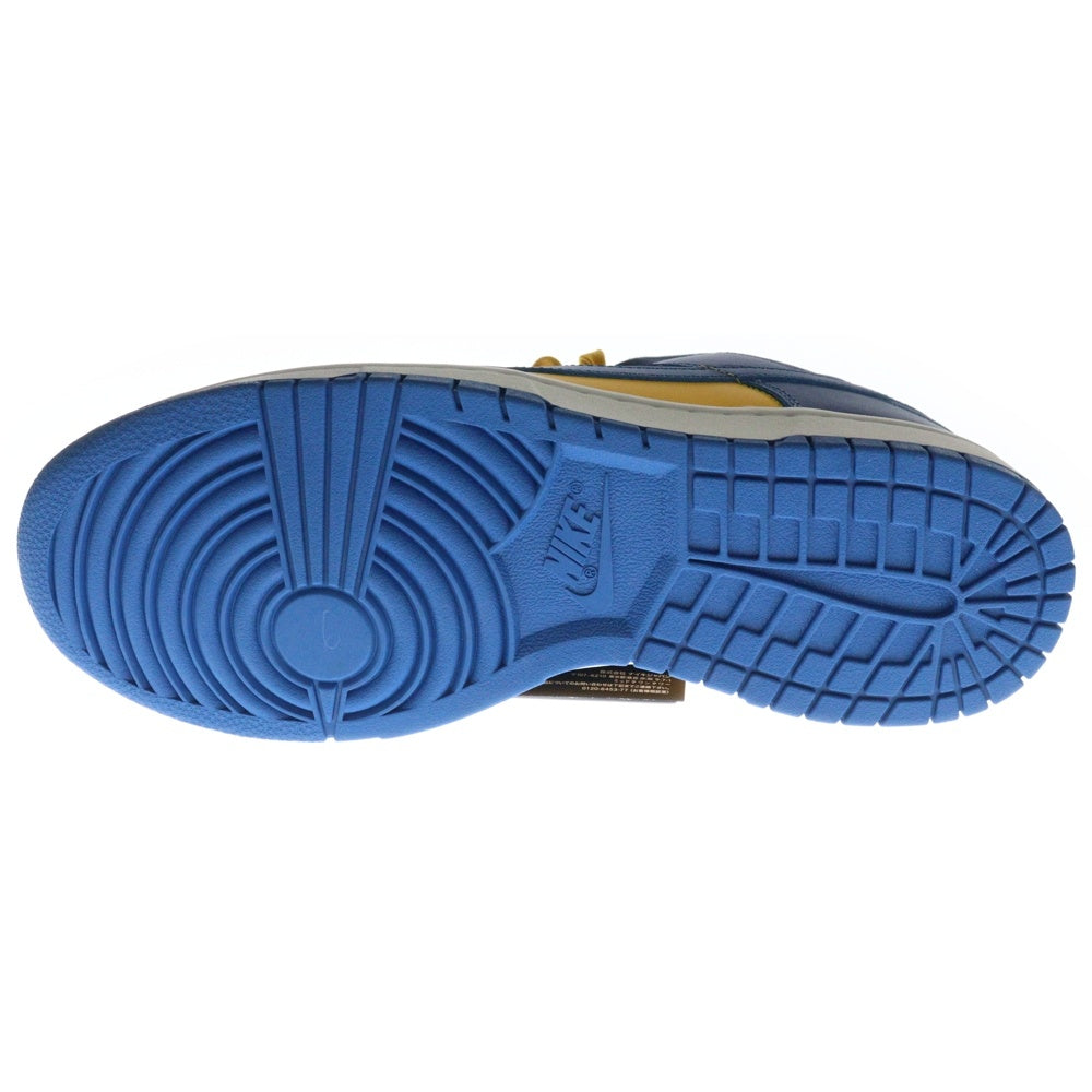 NIKE(ナイキ) DUNK LOW RETRO Blue Jay and University Gold ダンク レトロ ローカットスニーカー ブルー/イエロー US11/29cm DD1391-402