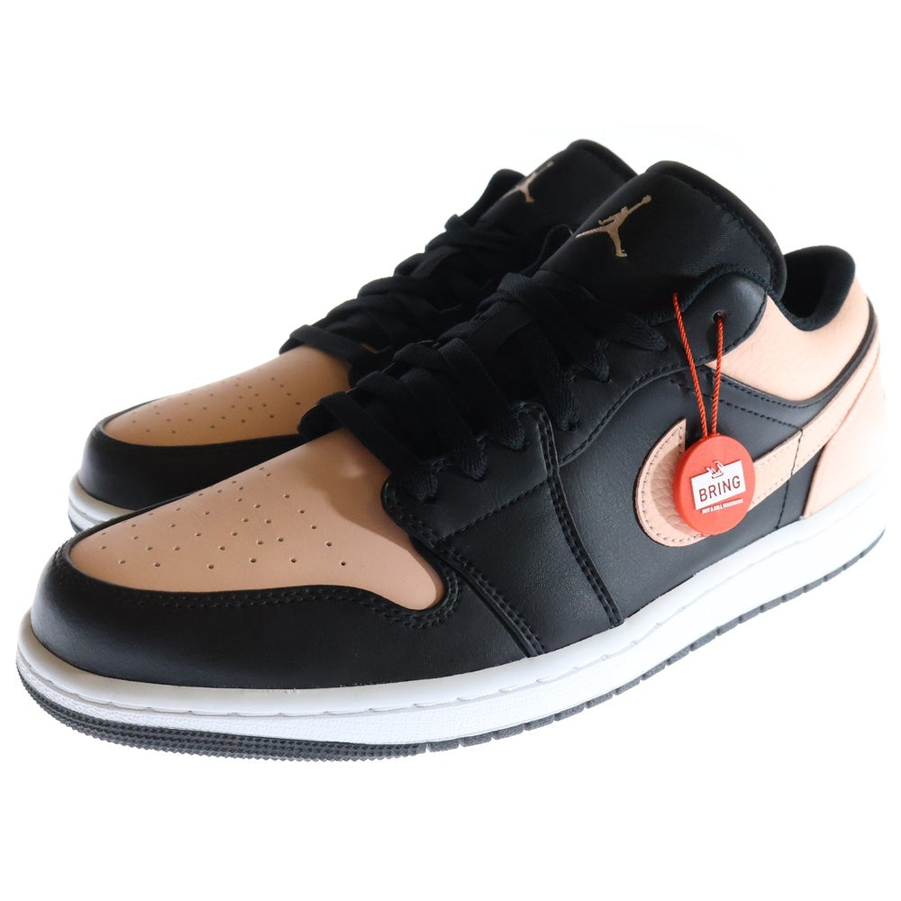 NIKE(ナイキ) AIR JORDAN 1 LOW エア ジョーダン 1 ローカットスニーカー ブラック/ピンク US11/29cm 553558-034