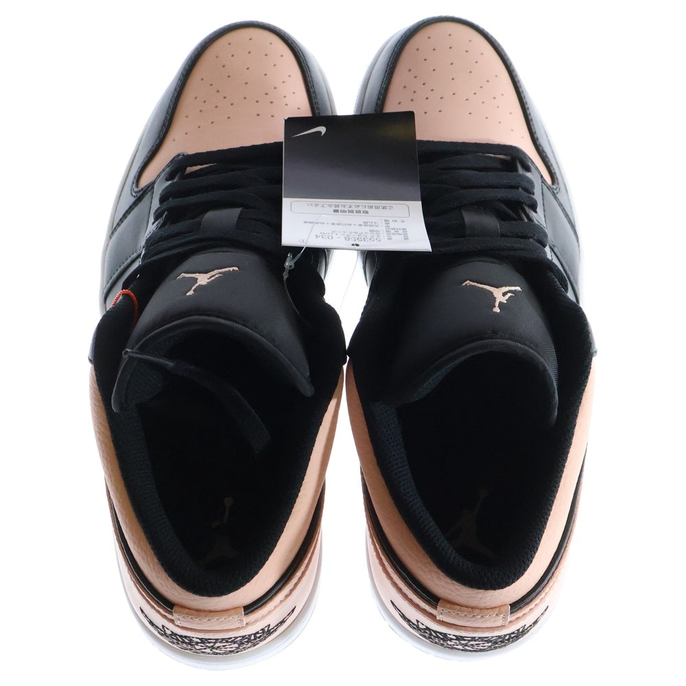 NIKE(ナイキ) AIR JORDAN 1 LOW エア ジョーダン 1 ローカットスニーカー ブラック/ピンク US11/29cm 553558-034