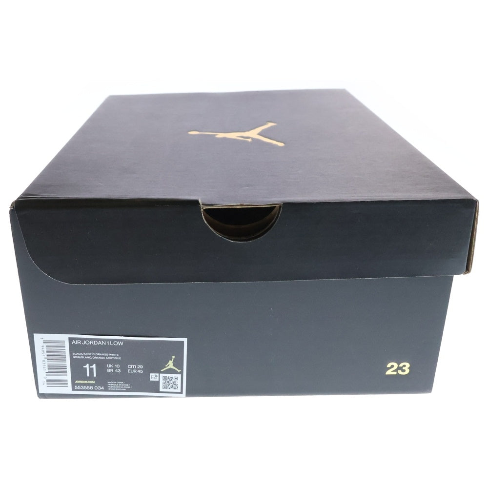 NIKE(ナイキ) AIR JORDAN 1 LOW エア ジョーダン 1 ローカットスニーカー ブラック/ピンク US11/29cm 553558-034