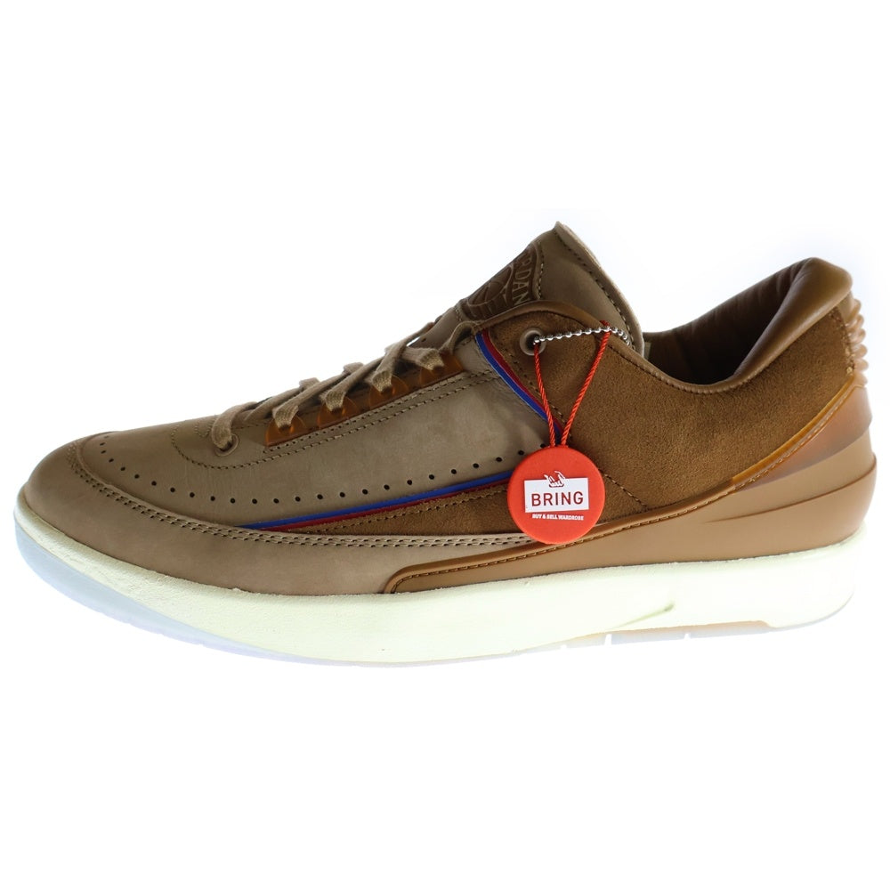 NIKE(ナイキ) ×TWO 18 AIR JORDAN 2 RETRO LOW SP TAN ツーエイティーン エアジョーダン2 レトロ タン ローカットスニーカー ブラウン US11/29cm DV7129-222