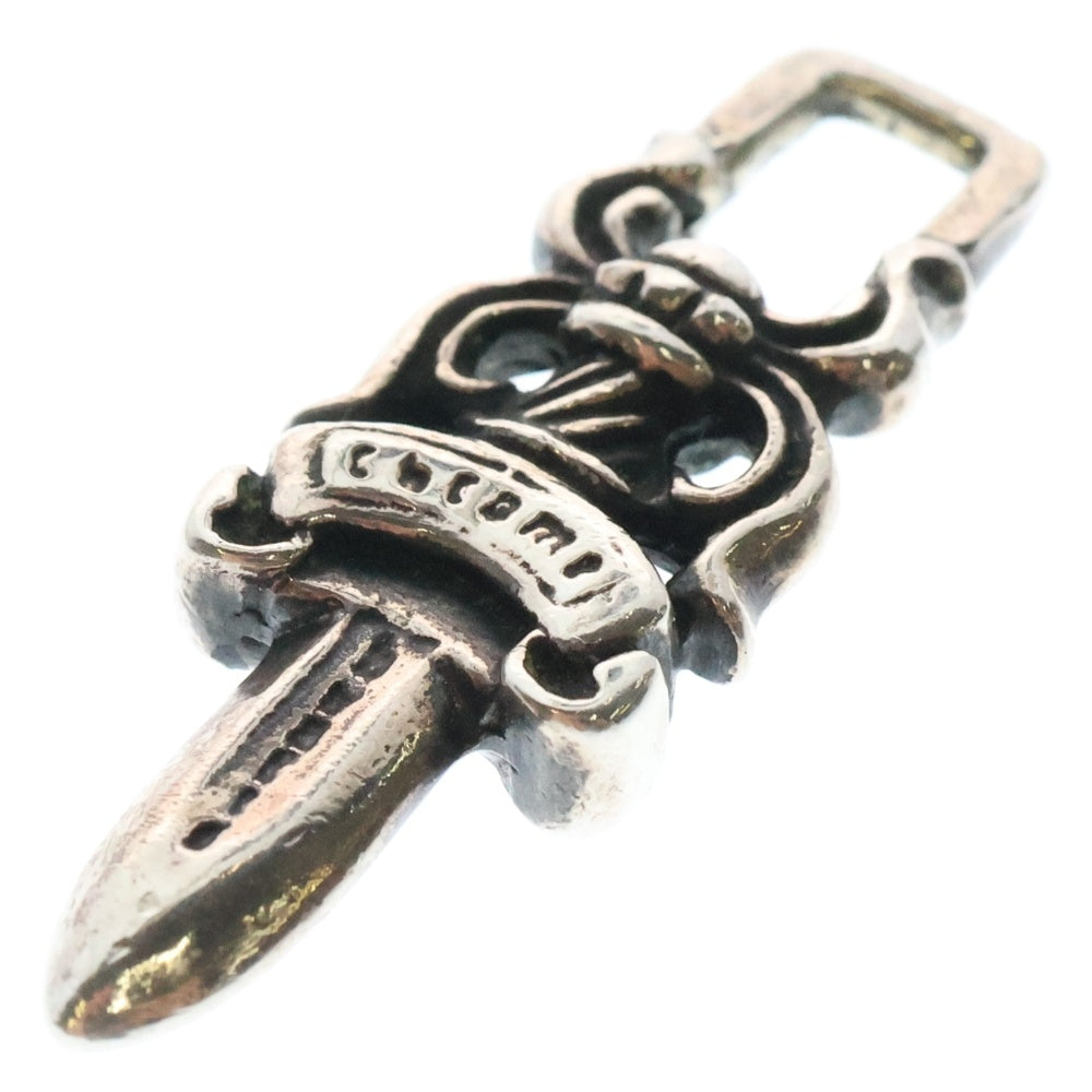 CHROME HEARTS(クロムハーツ) #5 DAGGER ZIP1 ロジウム加工 ダガージップ シルバーネックレストップ シルバー