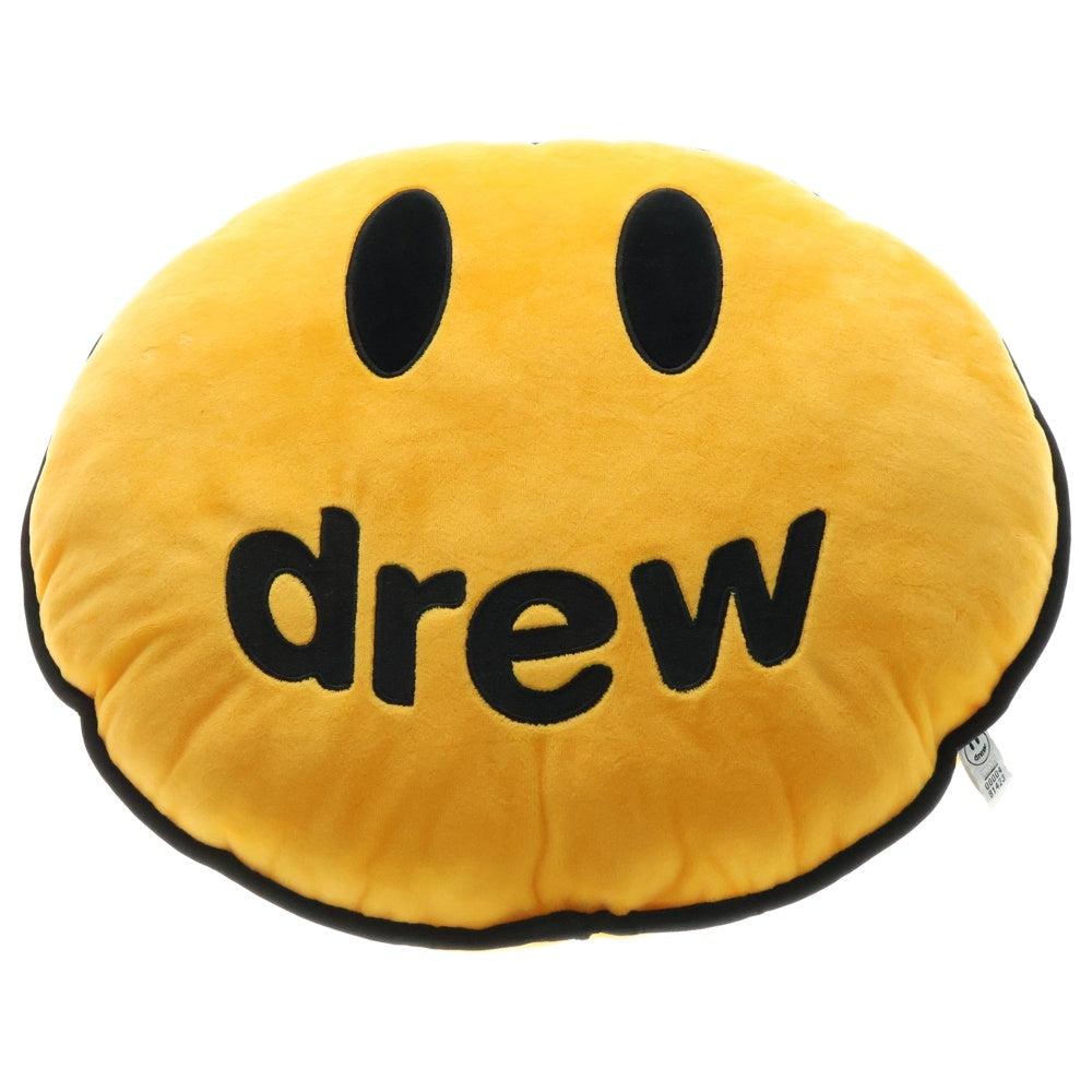 drew house(ドリューハウス) 21AW MASCOT PILLOW マスコット ピロー ロゴクッション ぬいぐるみ イエロー
