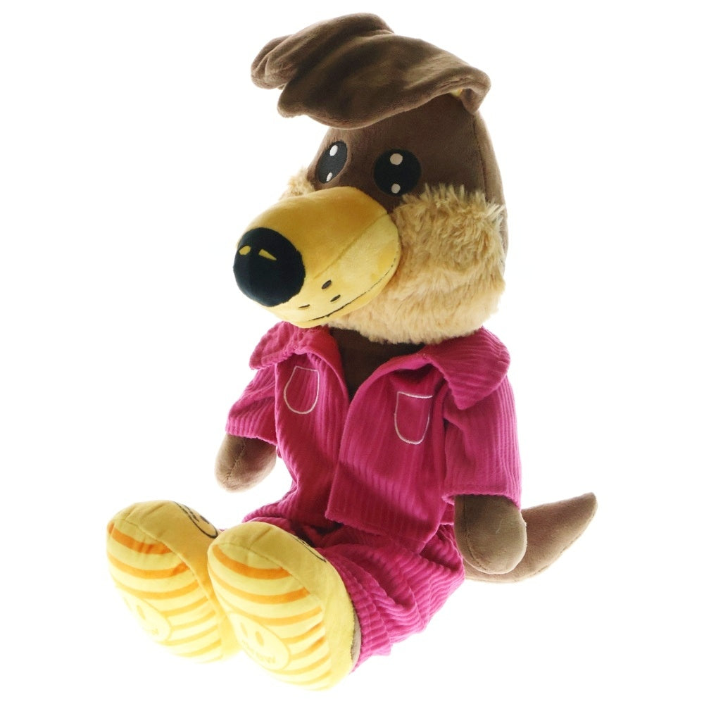 drew house(ドリューハウス) 22SS FERNAND PLUSH TOY フェルナンド プルッシュ トイ オオカミ ぬいぐるみ 人形 ブラウン/ピンク
