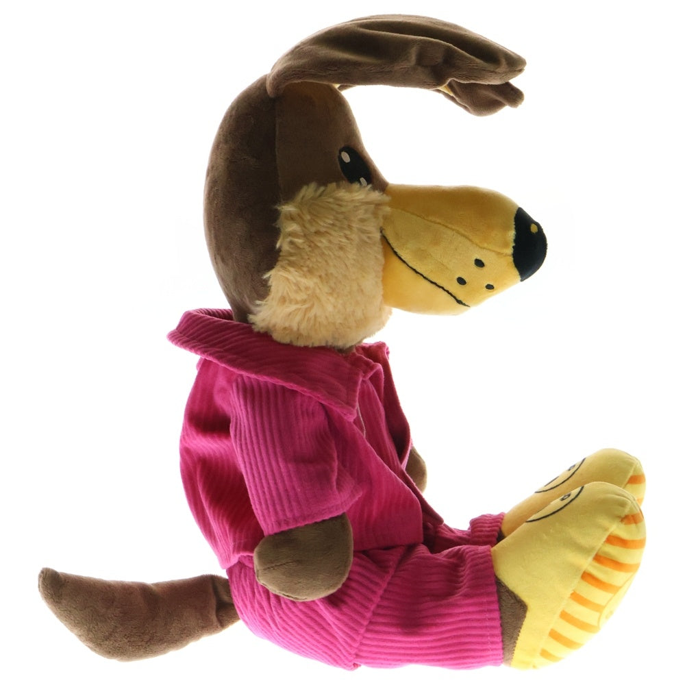 drew house(ドリューハウス) 22SS FERNAND PLUSH TOY フェルナンド プルッシュ トイ オオカミ ぬいぐるみ 人形 ブラウン/ピンク