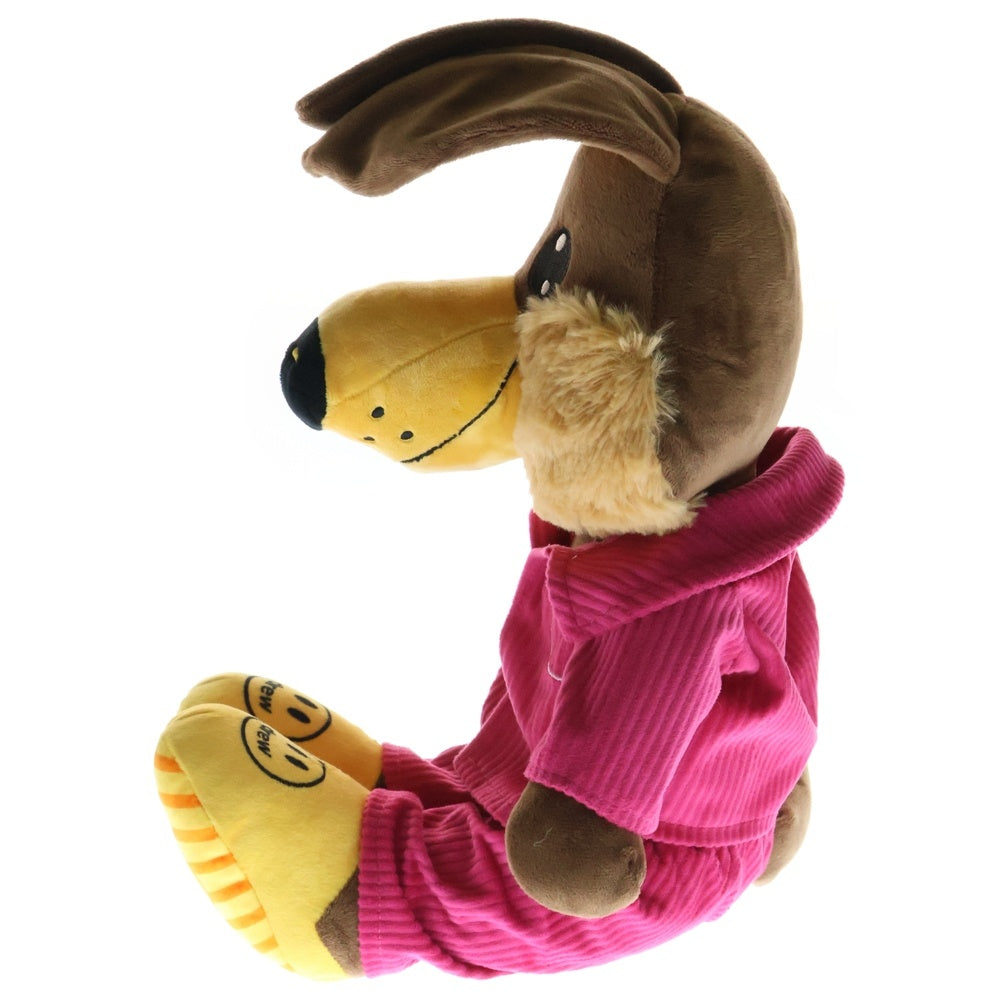 drew house(ドリューハウス) 22SS FERNAND PLUSH TOY フェルナンド プルッシュ トイ オオカミ ぬいぐるみ 人形 ブラウン/ピンク