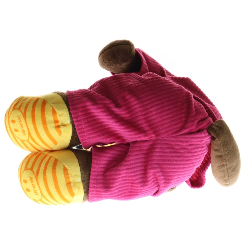 drew house(ドリューハウス) 22SS FERNAND PLUSH TOY フェルナンド プルッシュ トイ オオカミ ぬいぐるみ 人形 ブラウン/ピンク