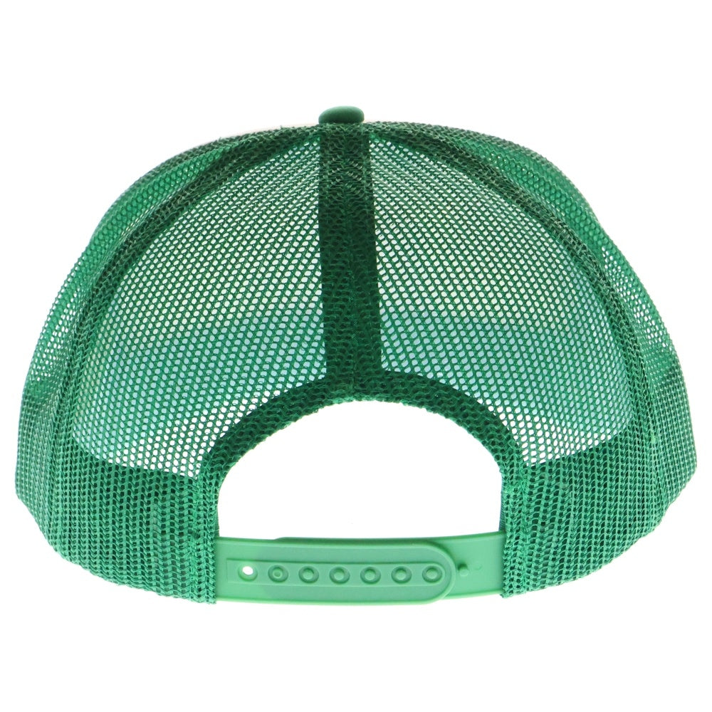 drew house(ドリューハウス) INFINITE JOY TRUCKER HAT インフィニット ジョイ フロントロゴ トラッカー ハット メッシュキャップ 帽子 ホワイト/グリーン