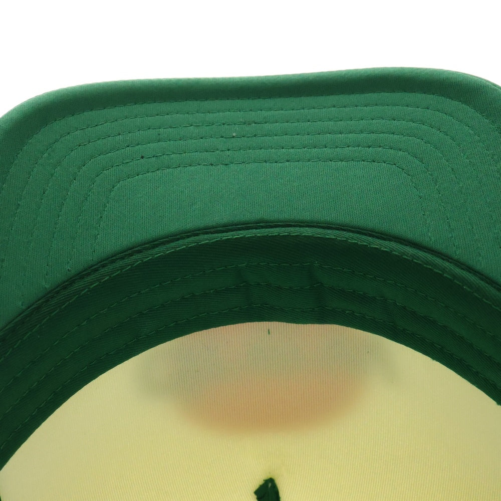 drew house(ドリューハウス) INFINITE JOY TRUCKER HAT インフィニット ジョイ フロントロゴ トラッカー ハット メッシュキャップ 帽子 ホワイト/グリーン