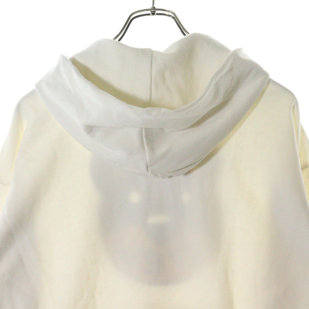 drew house(ドリューハウス) THEODREW HOODIE フロントプリント プルオーバー スウェットパーカー フーディ ホワイト/ブラウン
