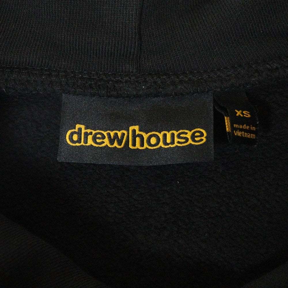 drew house(ドリューハウス) 22AW DOODLE HOODIE ドゥードゥル フロントプリント プルオーバー スウェットパーカー フーディ ブラック