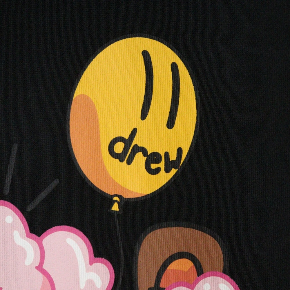 drew house(ドリューハウス) 22AW DOODLE HOODIE ドゥードゥル フロントプリント プルオーバー スウェットパーカー フーディ ブラック
