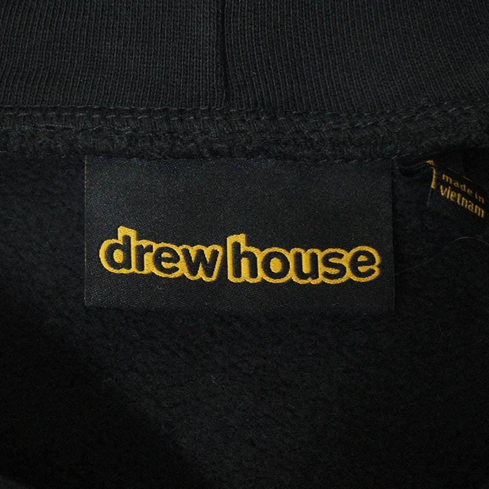 drew house(ドリューハウス) 22AW DOODLE HOODIE ドゥードゥル フロントプリント プルオーバー スウェットパーカー フーディ ブラック
