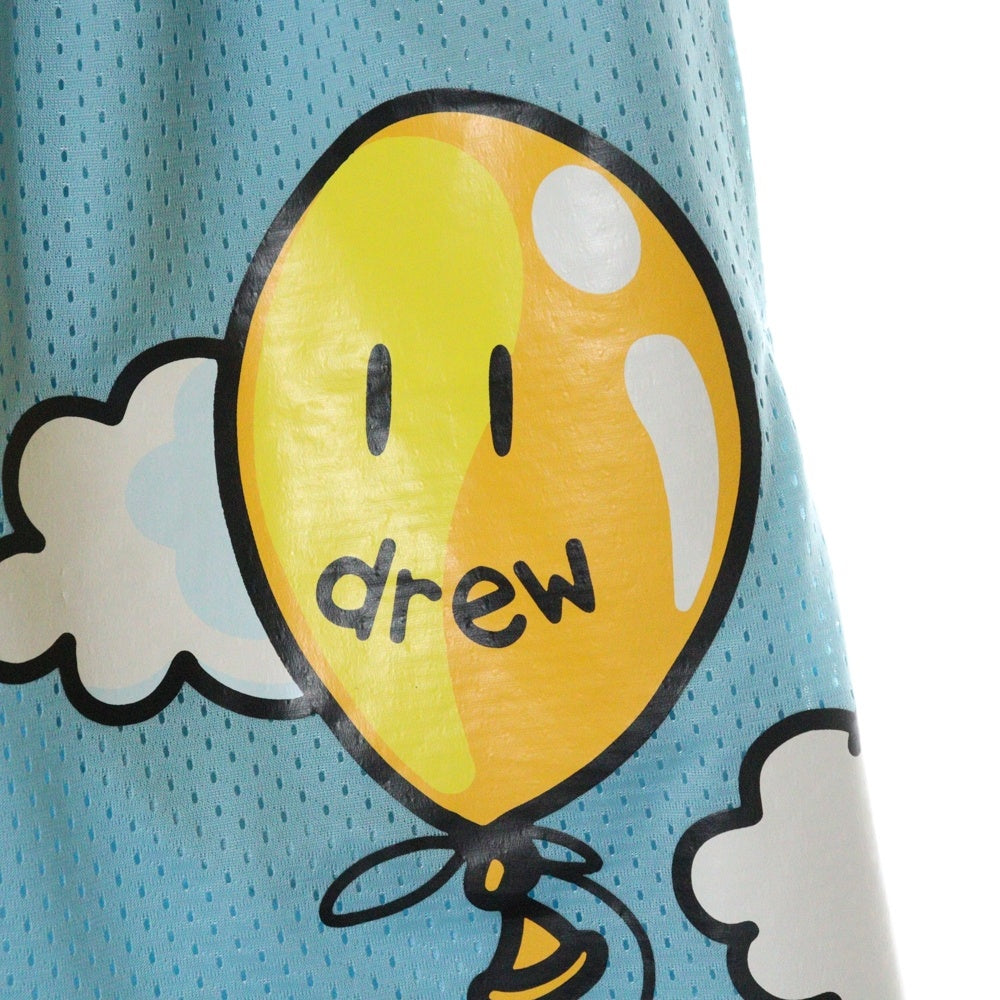 drew house(ドリューハウス) 21SS MESH JOY SHORTS メッシュ ジョイ ハーフパンツ ショーツ ブルー/イエロー