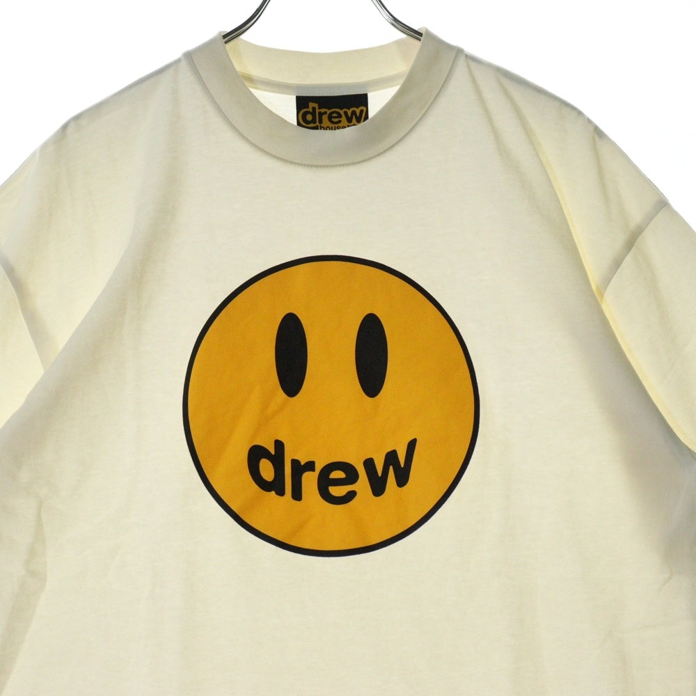 drew house(ドリューハウス) マスコット フロントロゴプリント クルーネック半袖Tシャツ カットソー ホワイト