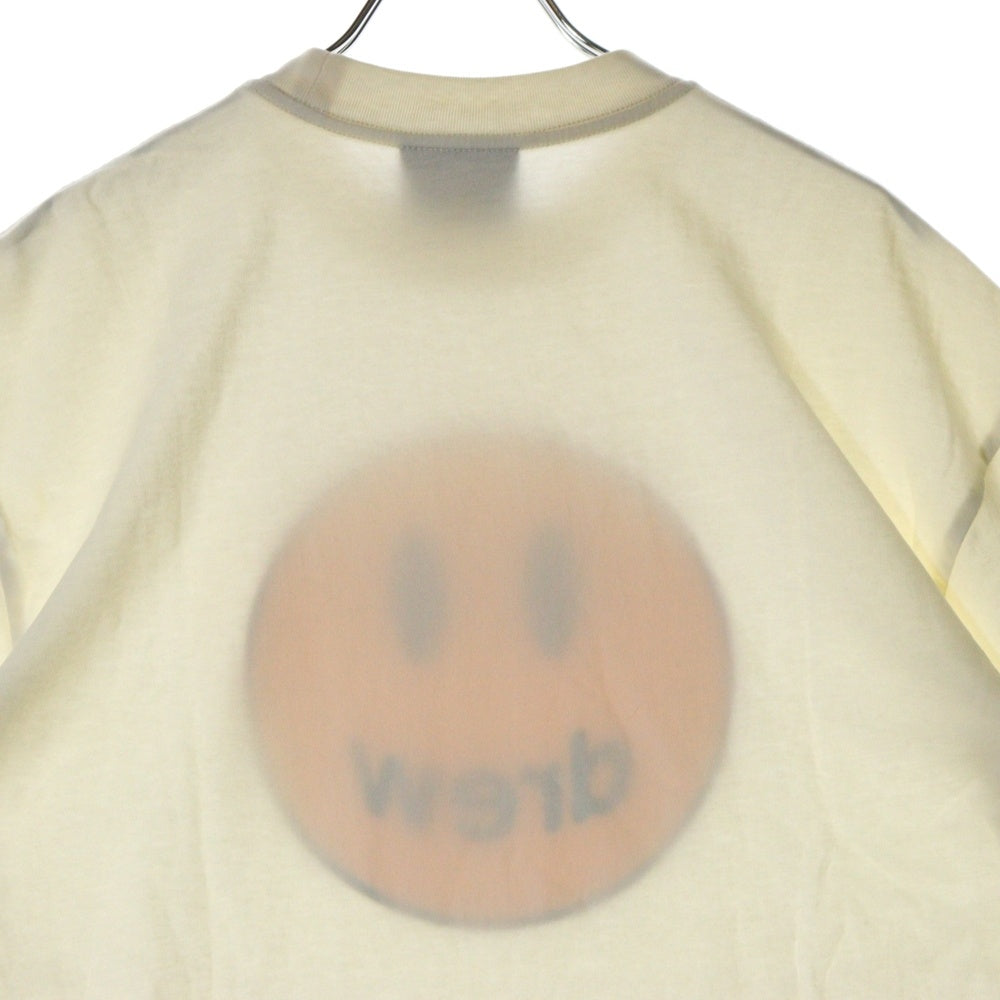 drew house(ドリューハウス) マスコット フロントロゴプリント クルーネック半袖Tシャツ カットソー ホワイト
