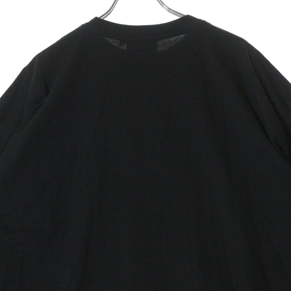 drew house(ドリューハウス) 22AW JOY BOXY SS TEE ジョイ バルーン マスコットロゴプリント クルーネック半袖Tシャツ カットソー ブラック/イエロー