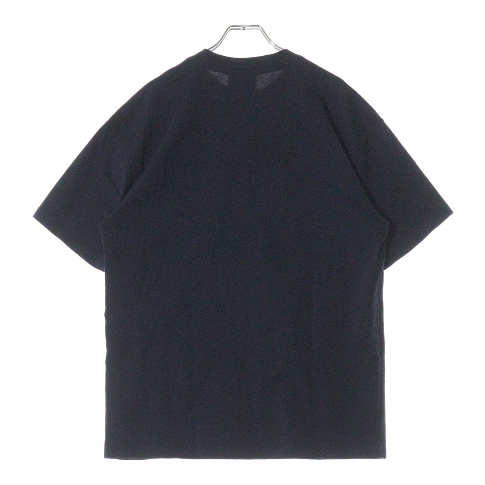 drew house(ドリューハウス) フロントロゴプリント クルーネック半袖Tシャツ カットソー ネイビー