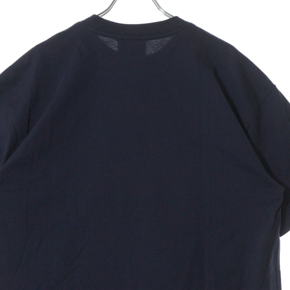 drew house(ドリューハウス) フロントロゴプリント クルーネック半袖Tシャツ カットソー ネイビー