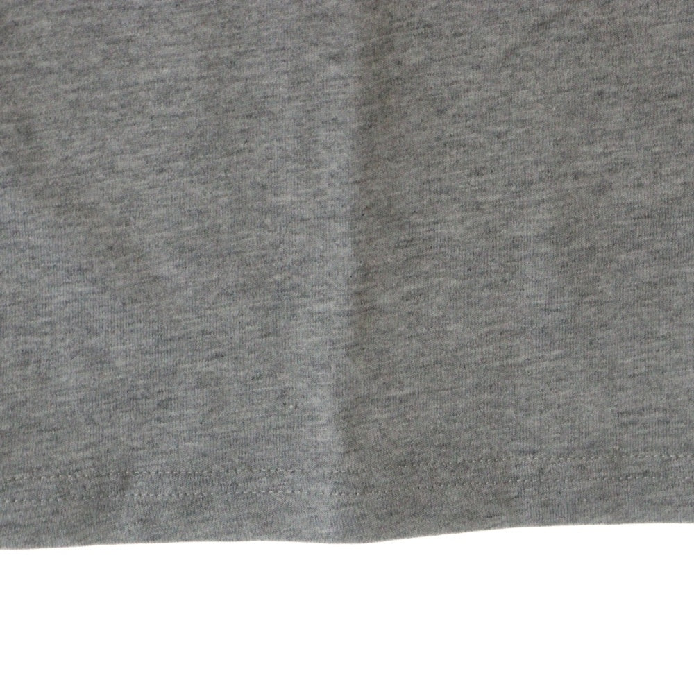 drew house(ドリューハウス) フロントロゴプリント クルーネック半袖Tシャツ カットソー グレー