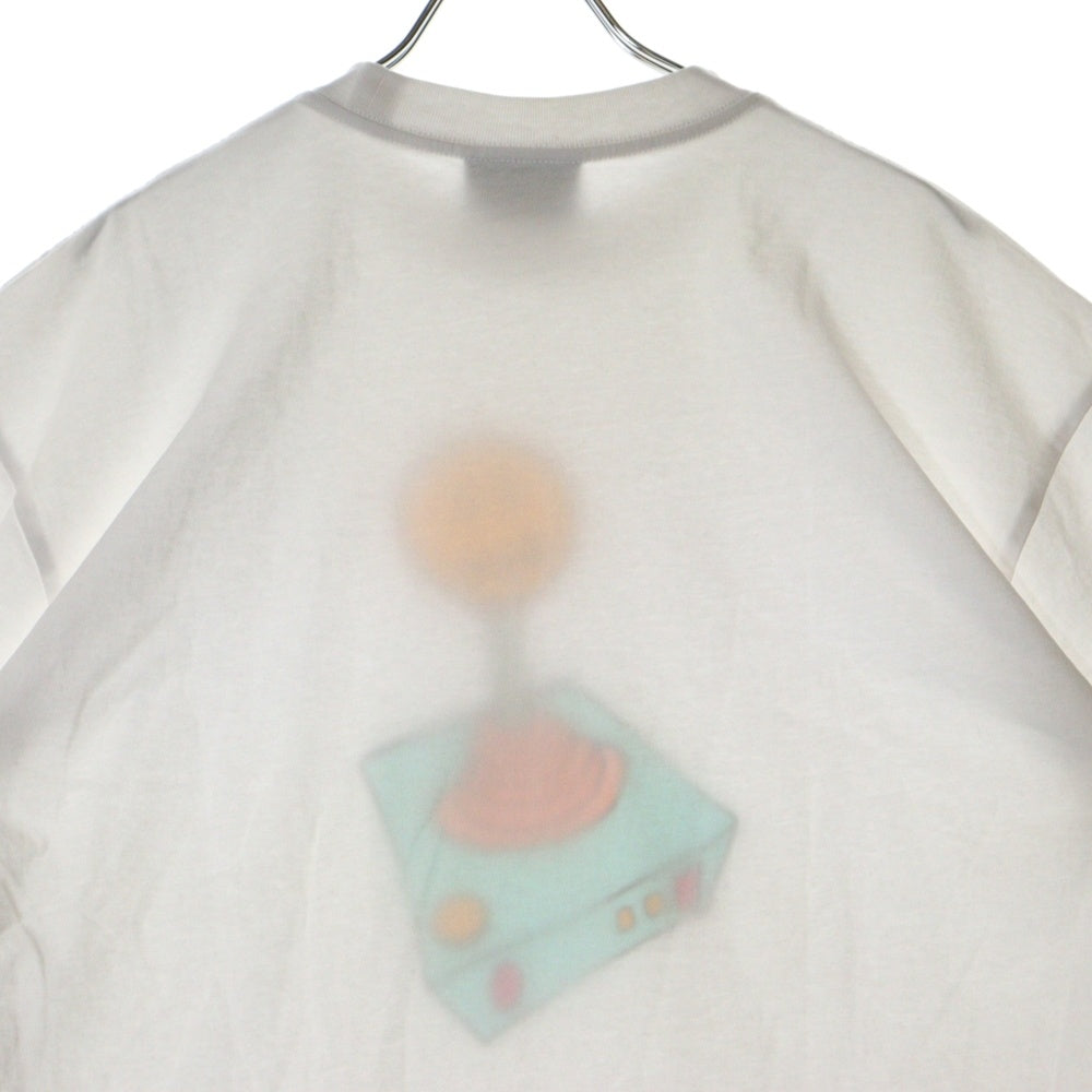 drew house(ドリューハウス) 21AW JOYSTICK T-SHIRT ジョイスティック フロントロゴプリント クルーネック半袖Tシャツ カットソー ホワイト