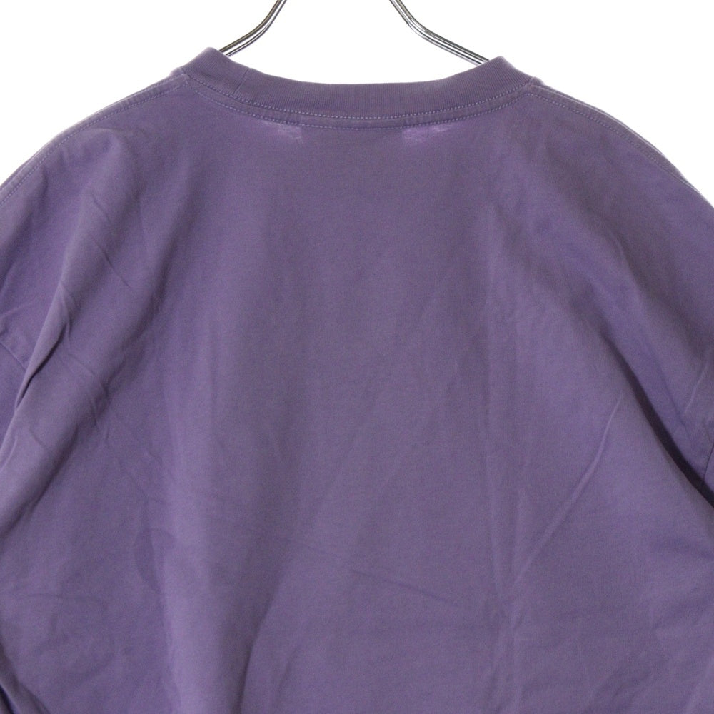 drew house(ドリューハウス) 21AW JOY T-SHIRT ジョイ バルーン マスコットロゴプリント クルーネック半袖Tシャツ カットソー パープル/イエロー